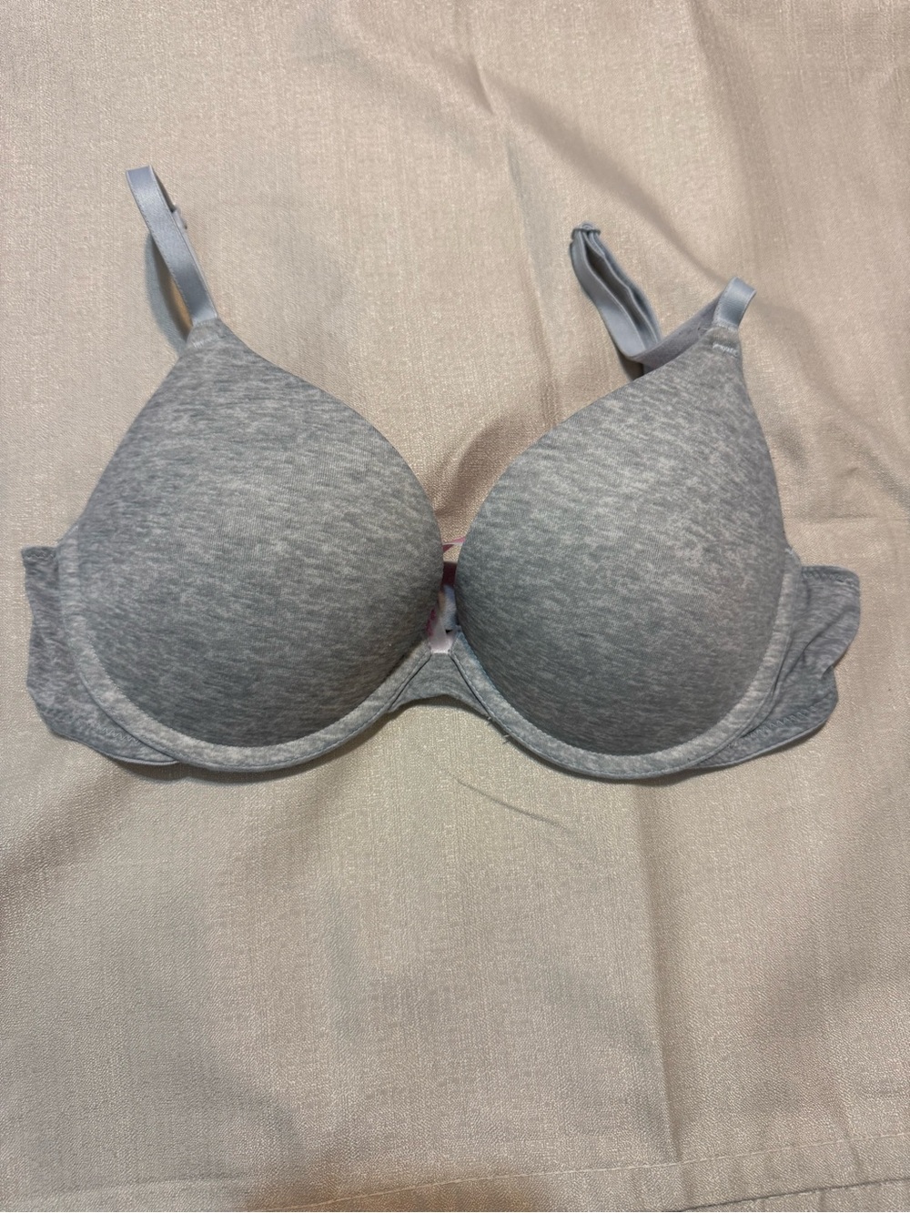 Victoria's Secret PINK Gray Push Up Bra Size 34B